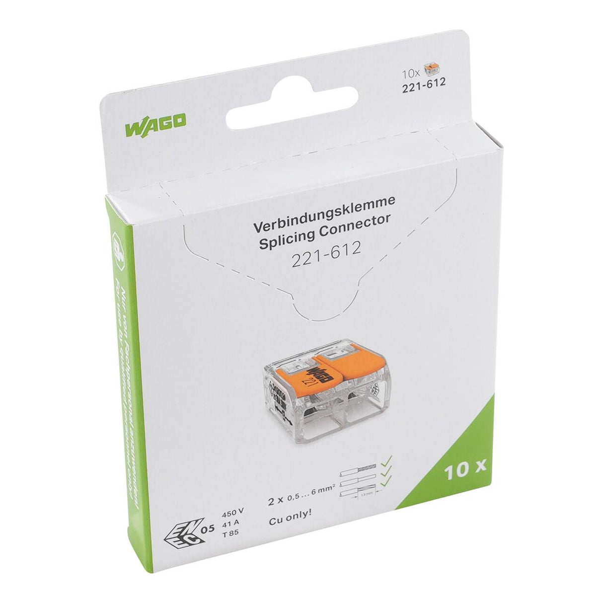 Wago 221-612/995-010 - Borne commune avec leviers