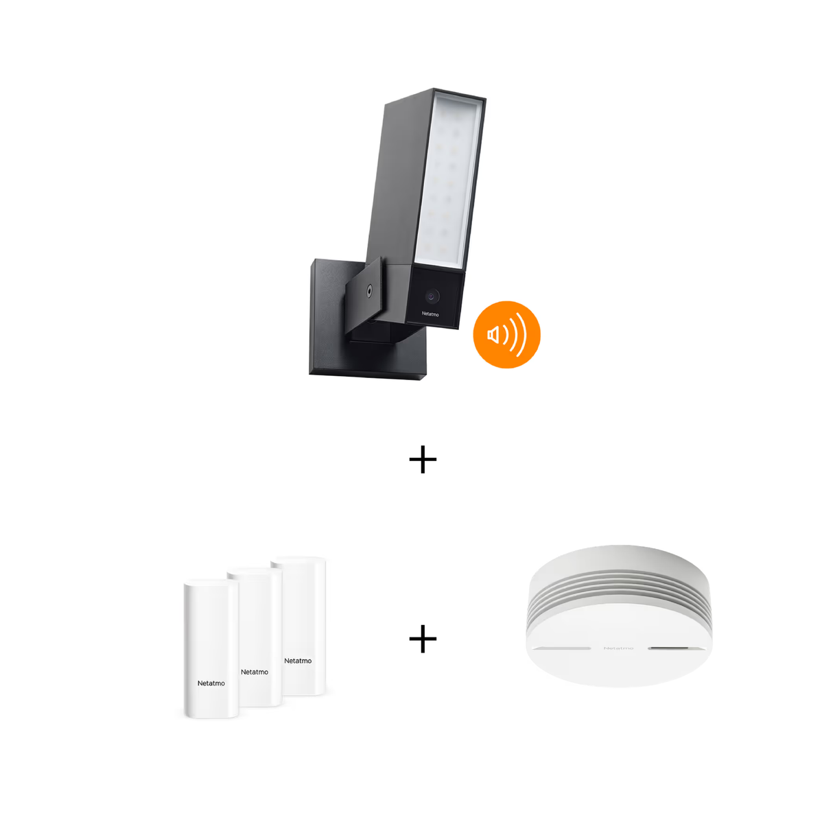 Netatmo Presence Nera con Sirena + DTG PRO & Sensore Fumo Smart in Omaggio