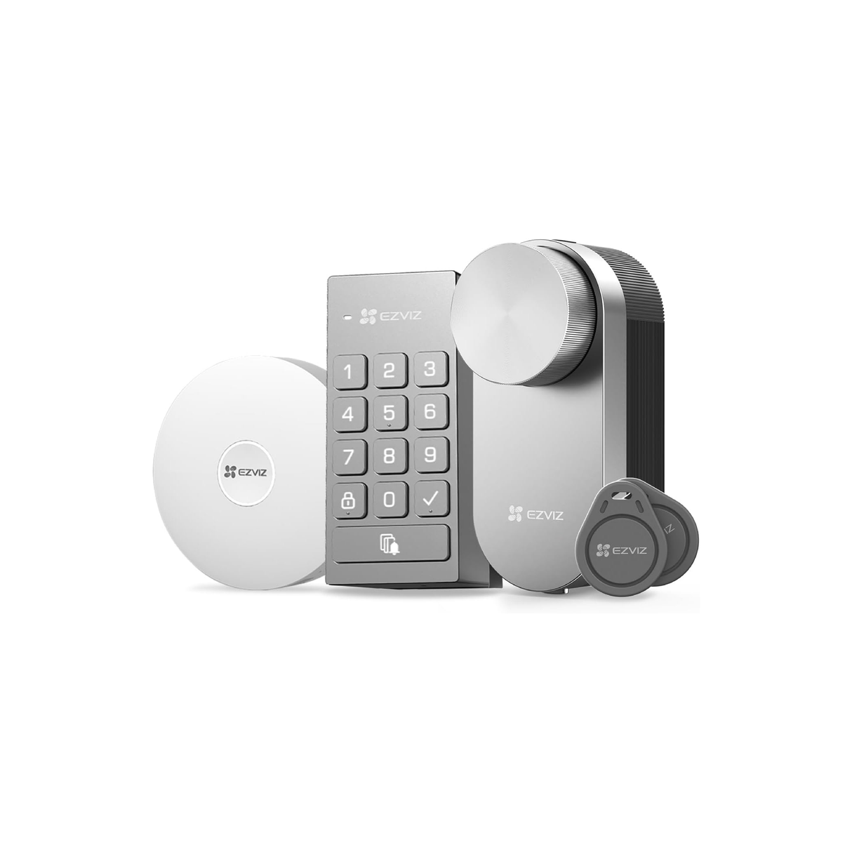 Ezviz KIT SL DL01 PRO + Tastierino+ A3 - Serratura Smart Retrofit con Tastiera e Gateway