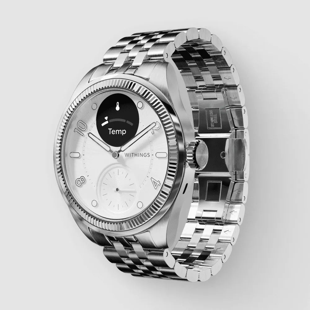 Withings ScanWatch Nova Brilliant – Smartwatch Ibrido di Lusso 39mm