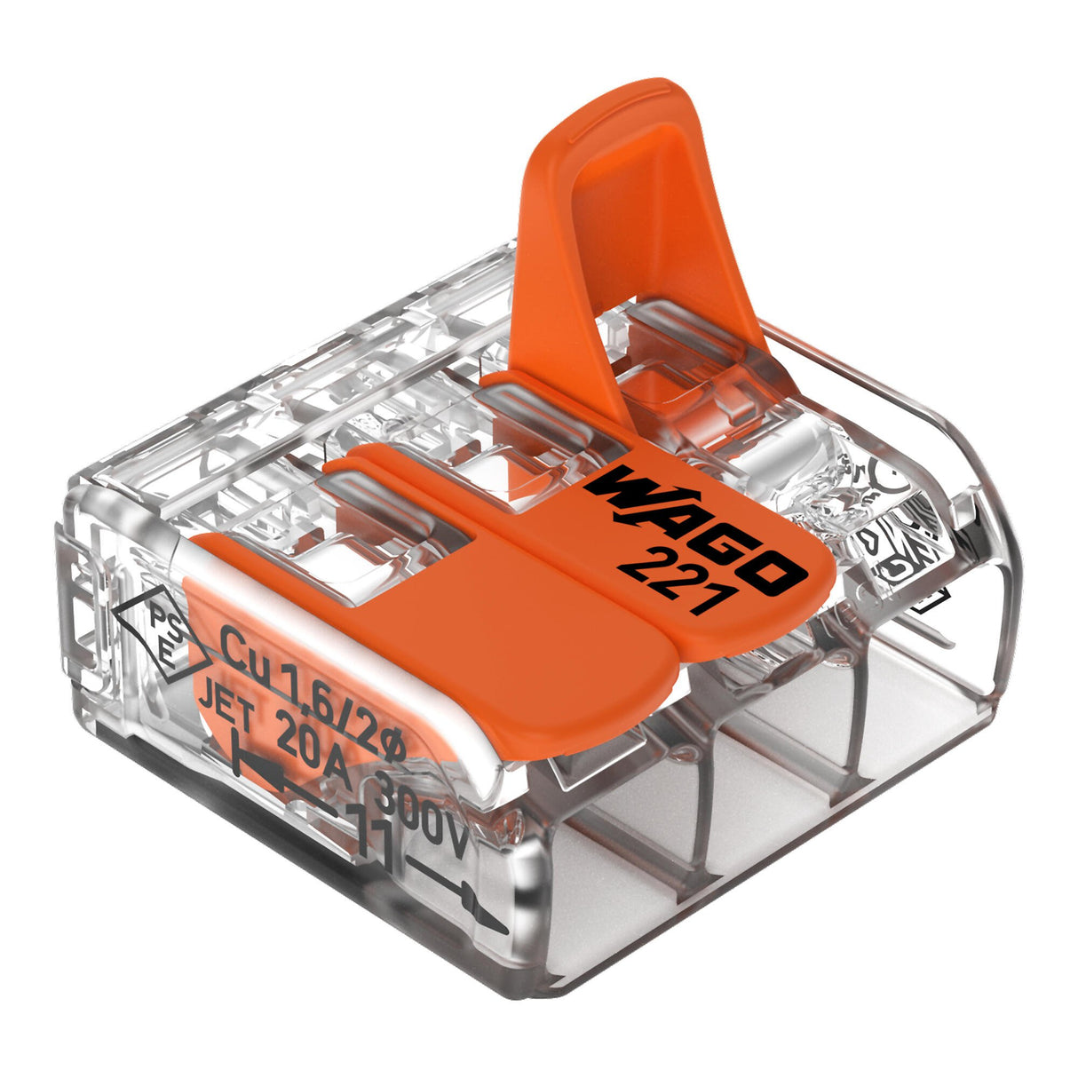 Wago 221-413 - Morsetto di giunzione con leve