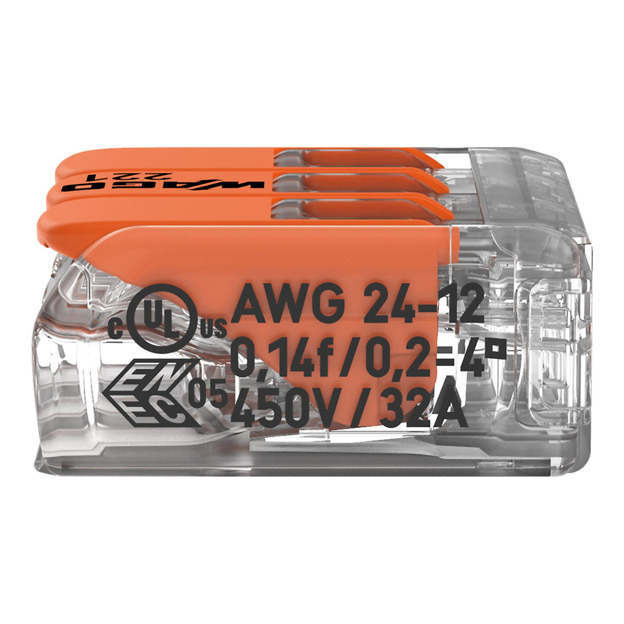 Wago 221-413 - Morsetto di giunzione con leve