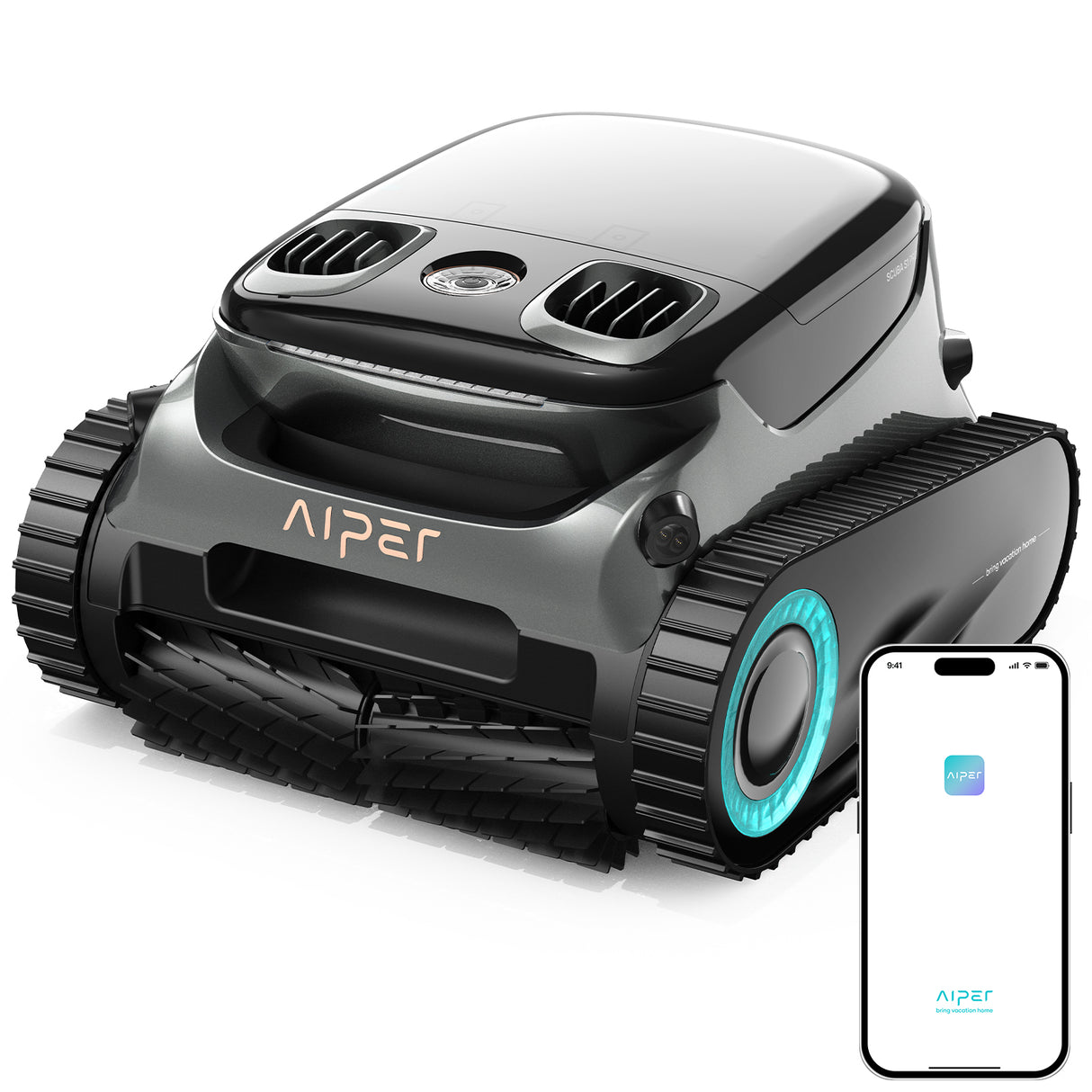 Aiper Scuba S1 Pro – Robot Pulisci Piscina Senza Fili con Navigazione a Infrarossi