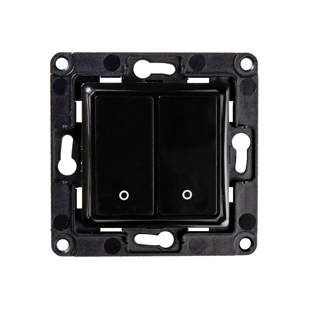 Shelly Wall Switch – Wandschalter mit 1, 2 oder 4 Tasten – Schwarz