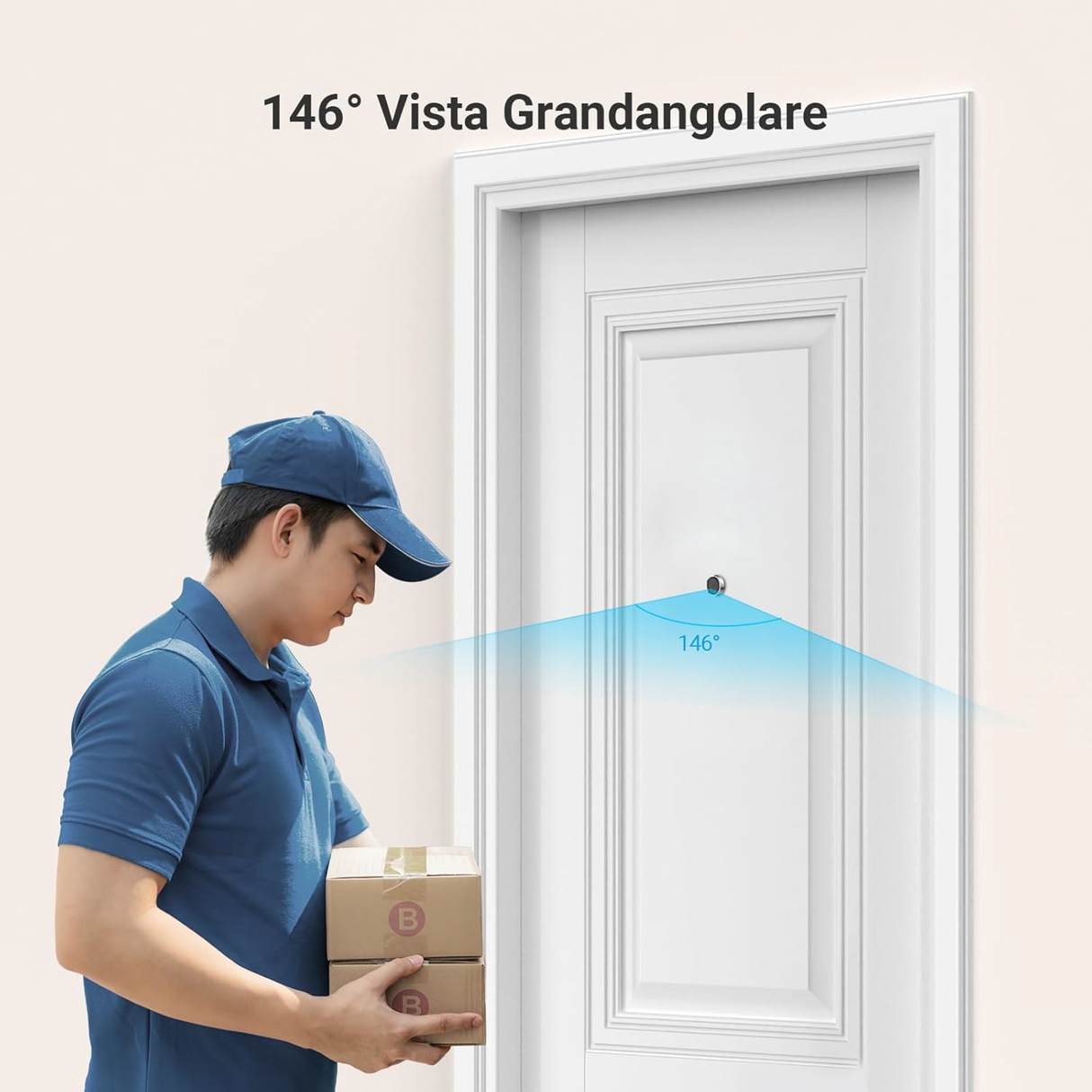 Ezviz HP2 - Spioncino Wireless con Schermo