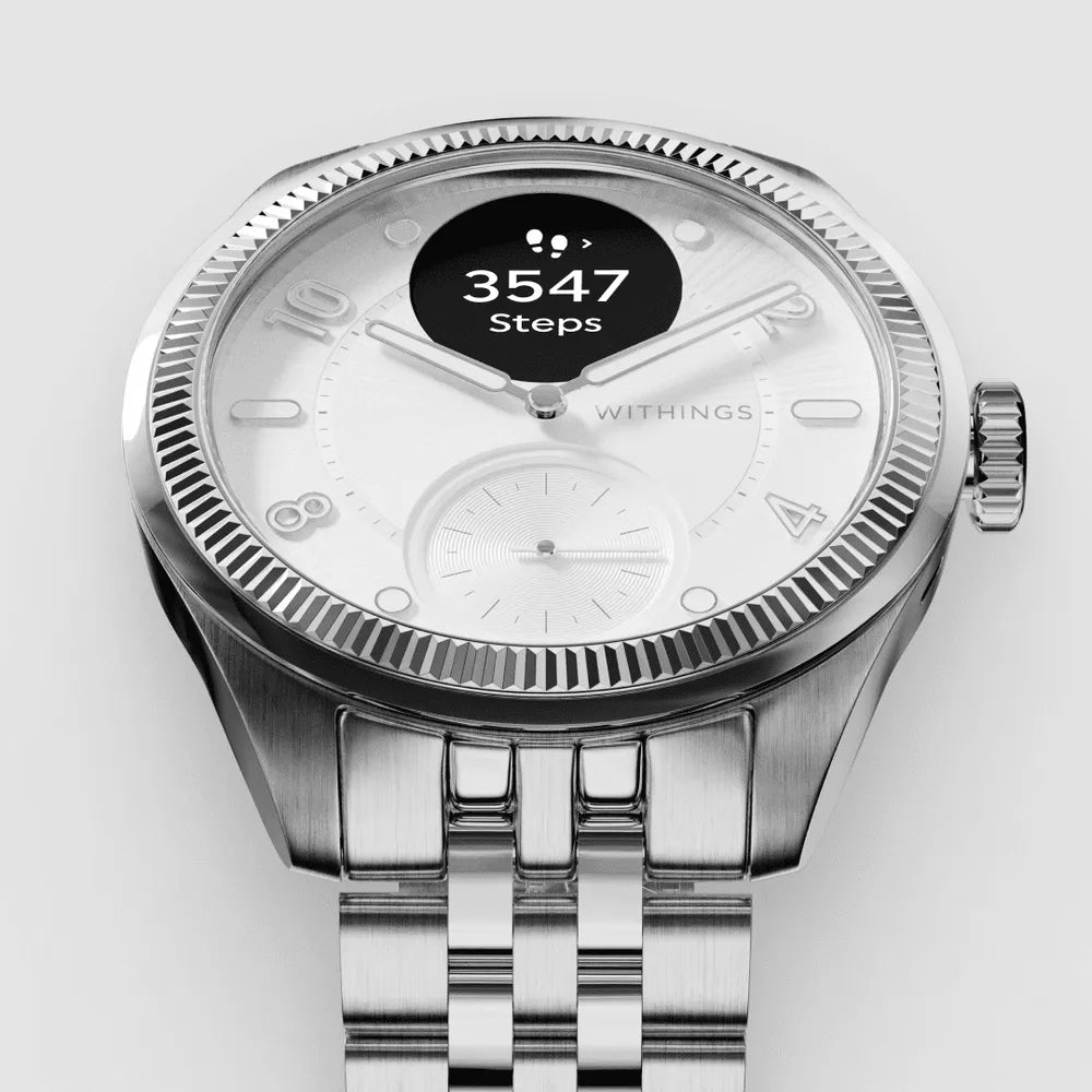 Withings ScanWatch Nova Brilliant – Smartwatch Ibrido di Lusso 39mm