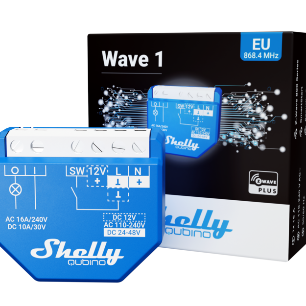 Shelly Qubino Wave 1 - installazione