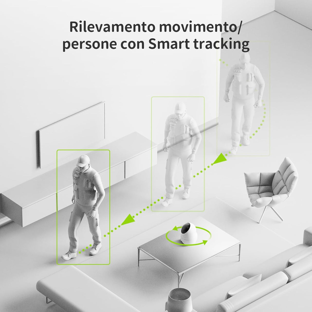 Beans View D210 — Telecamera di Sicurezza per Interni 1080P