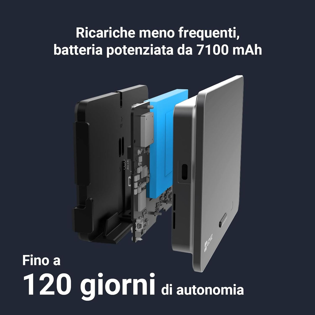 Ezviz EP4 — Spioncino senza fili smart