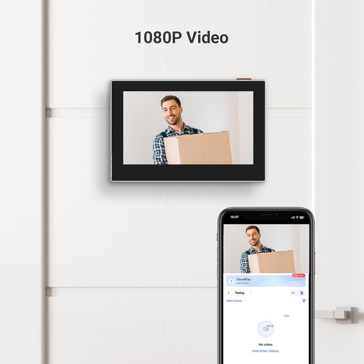 Ezviz HP2 - Spioncino Wireless con Schermo