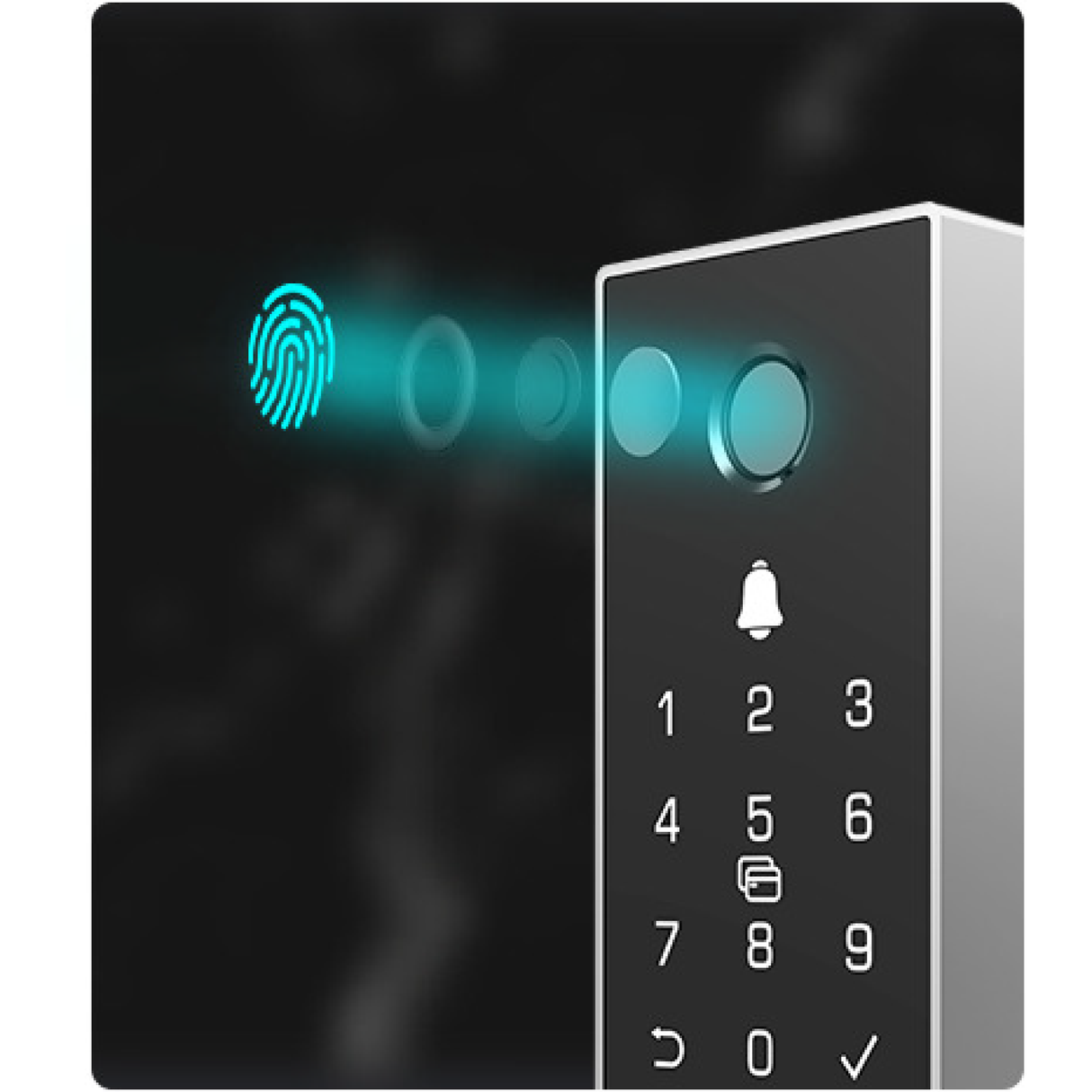 Ezviz DL03 Pro – Serratura Smart Wi-Fi con Impronta Digitale, Tastiera Touch e Controllo Remoto via App