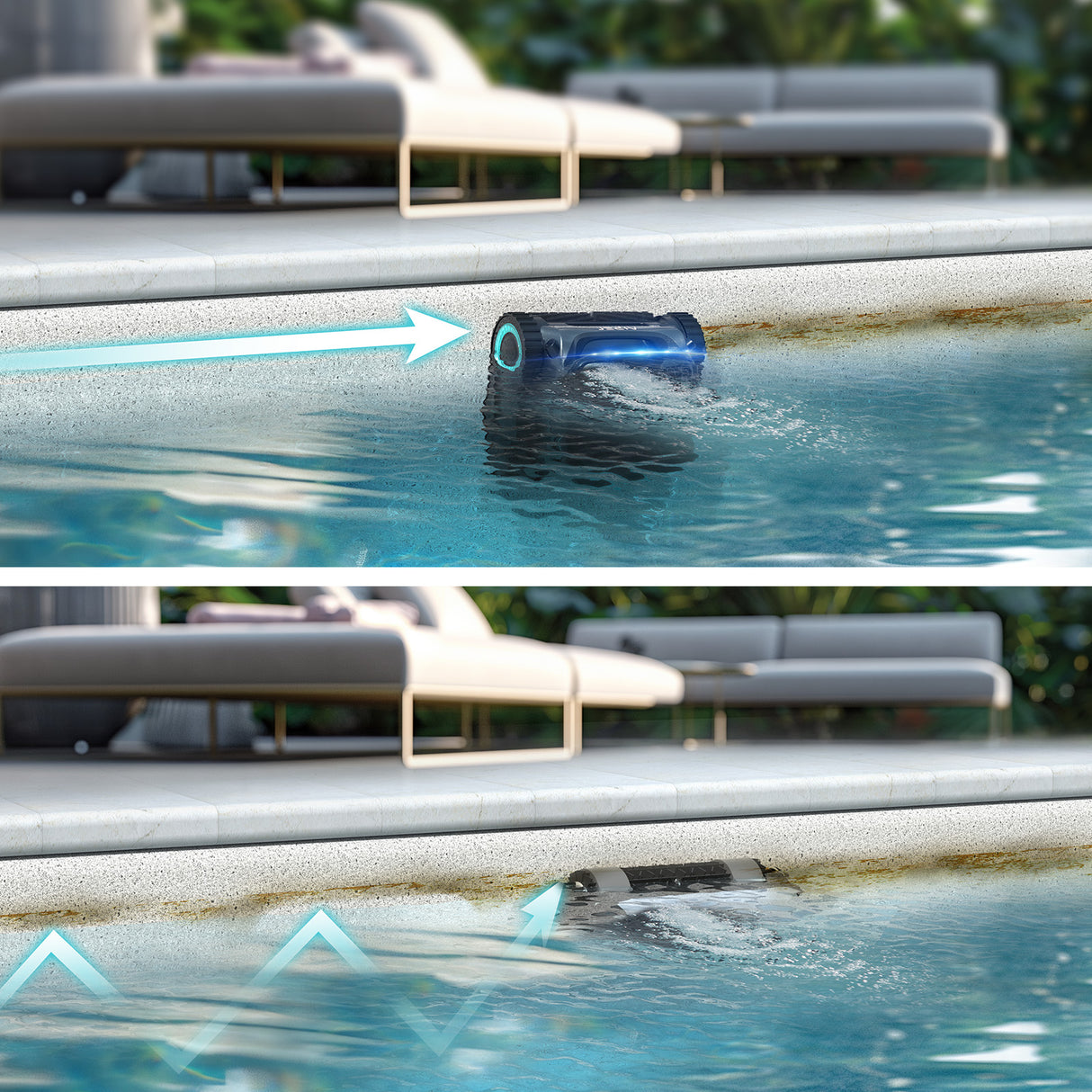 Aiper Scuba S1 Pro – Robot Pulisci Piscina Senza Fili con Navigazione a Infrarossi