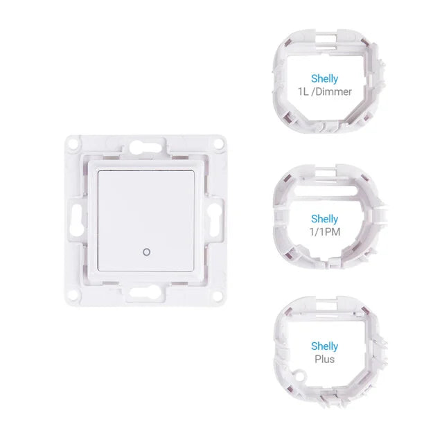 Shelly Wall Switch – Interruttore da parete con 1, 2 o 4 pulsanti - Colore bianco