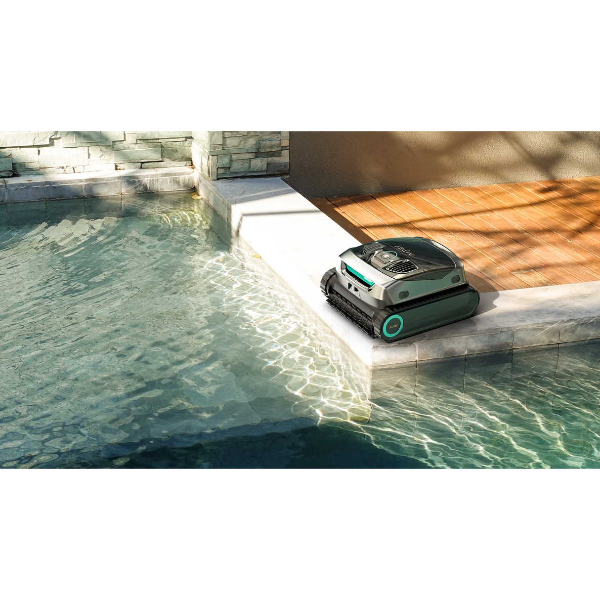 Aiper Scuba X1 Pro – Robot Pulitore Piscina Cordless | Fondo, Pareti e Linea d'Acqua fino a 200 m²