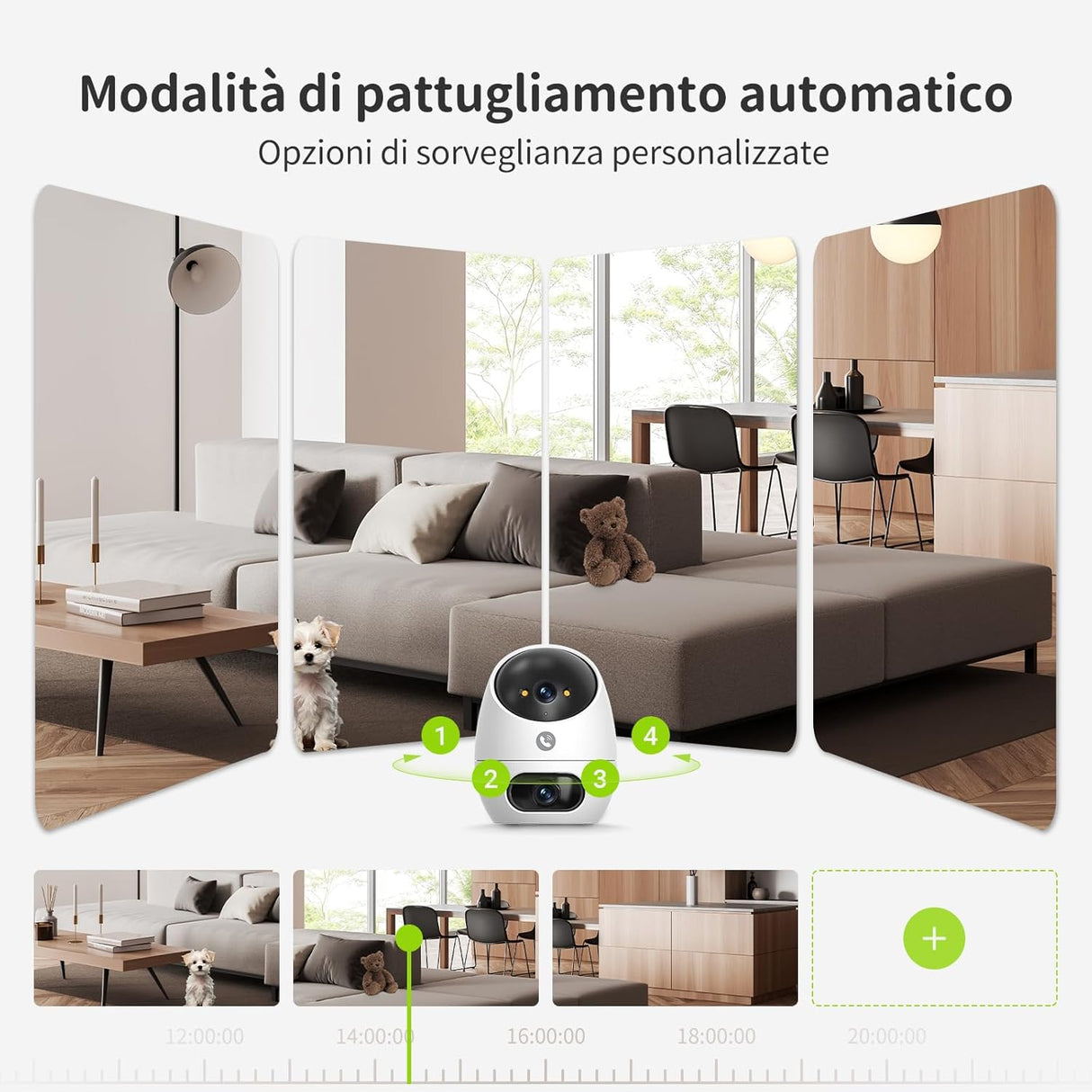 Beans View D220 — Smart Camera Dual Lens 3K