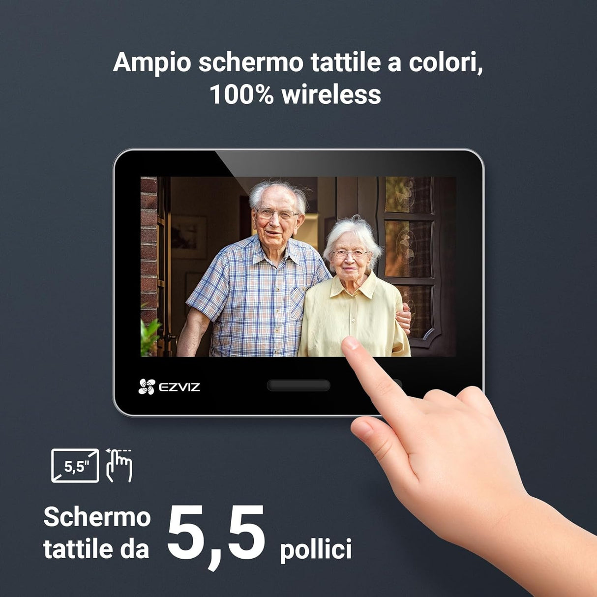 Ezviz EP4 — Spioncino senza fili smart
