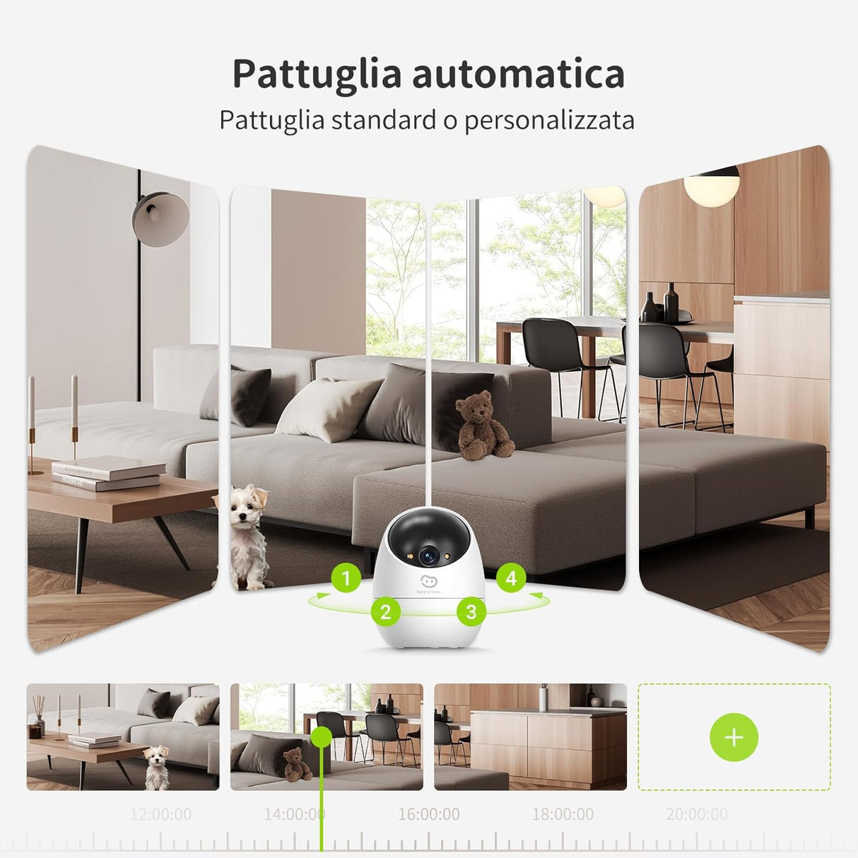 Beans View D210 — Telecamera di Sicurezza per Interni 1080P