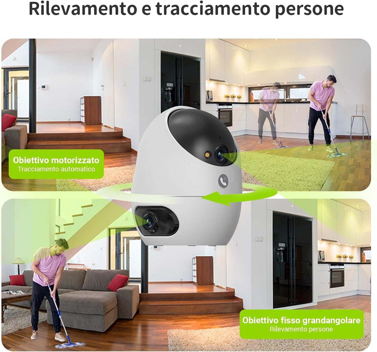 Beans View D220 — Smart Camera Dual Lens 3K