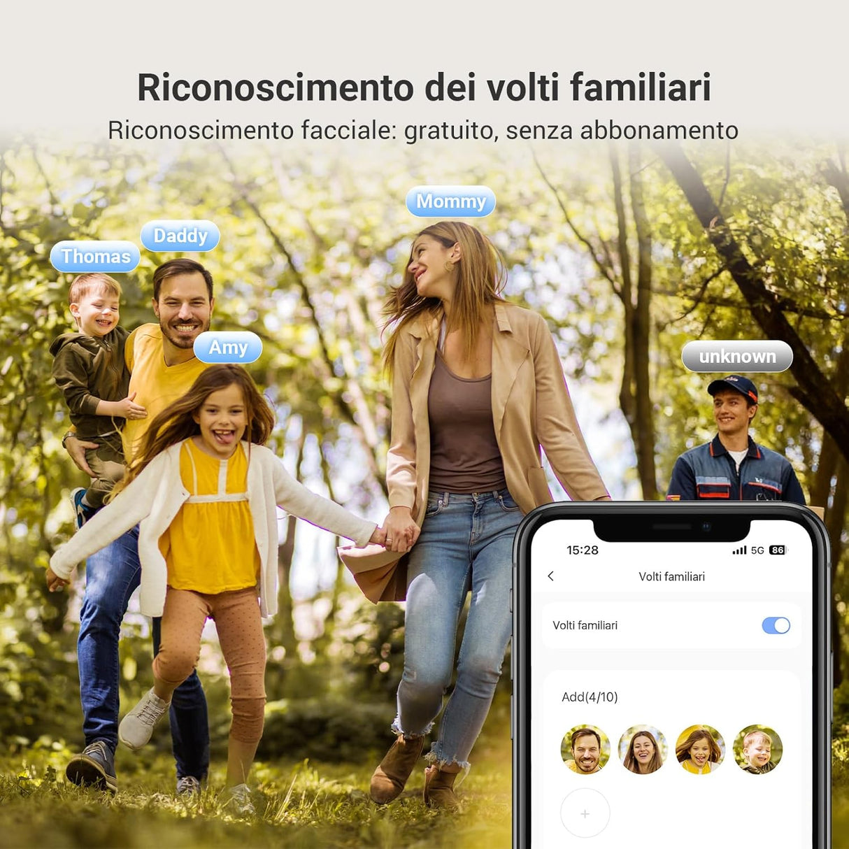 Ezviz EP4 — Spioncino senza fili smart