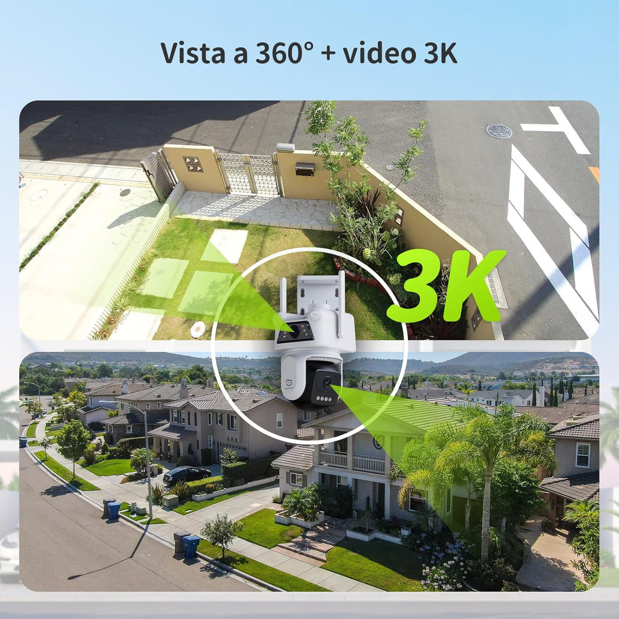 Beans View D320 — Outdoor Camera Dual Lens 3K