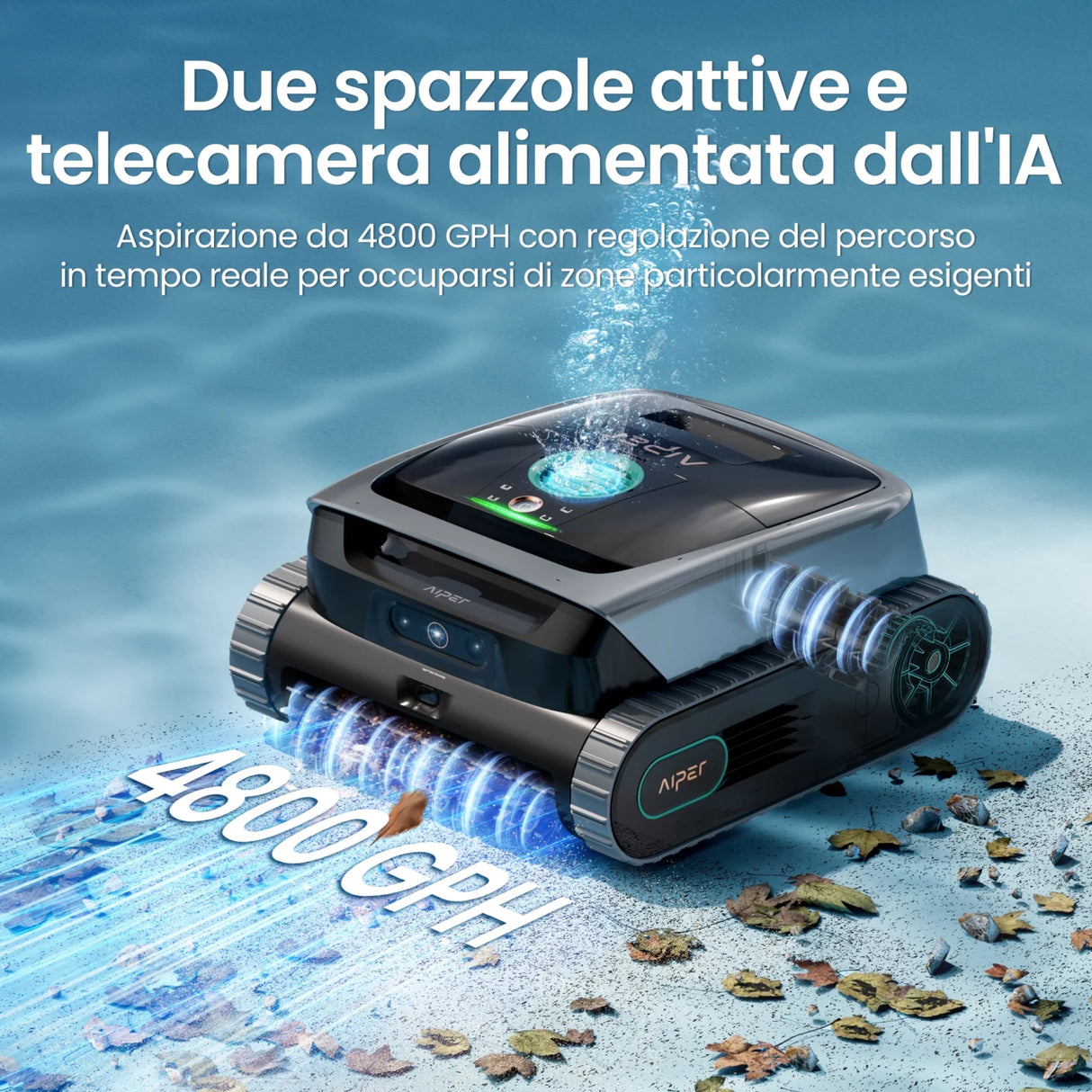 Aiper Scuba V3 – Il Primo Robot Pulisci Piscina con Intelligenza Artificiale Cognitiva