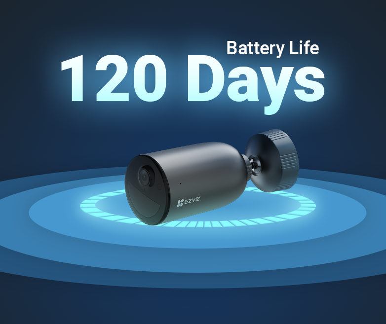 Ezviz EB3 2K - Type C - Telecamera a batteria Wi-Fi