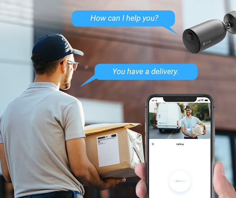 Ezviz EB3 2K - Type C - Telecamera a batteria Wi-Fi