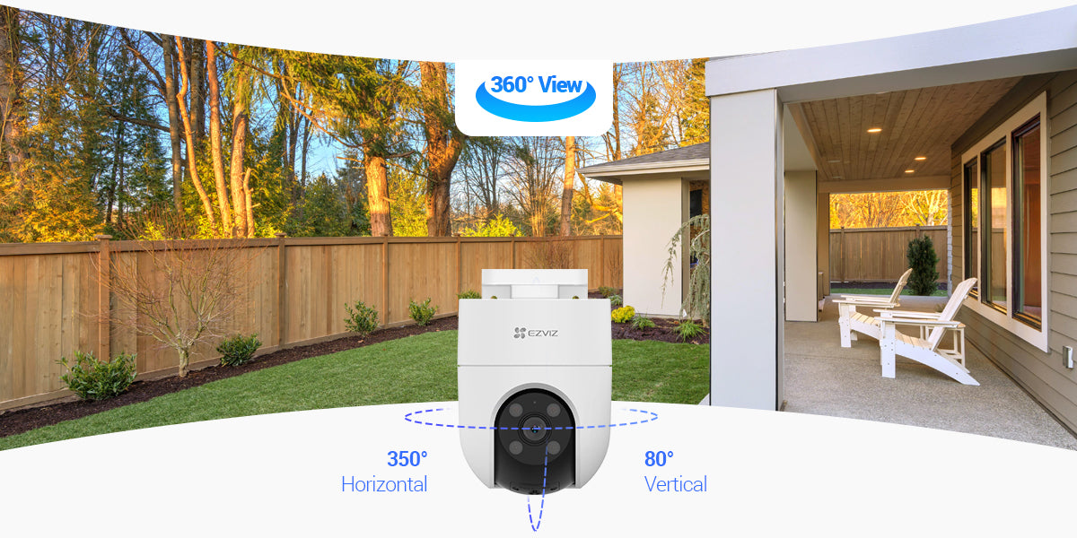 Ezviz H8C 2MP - Telecamera Wi-Fi motorizzata per esterno