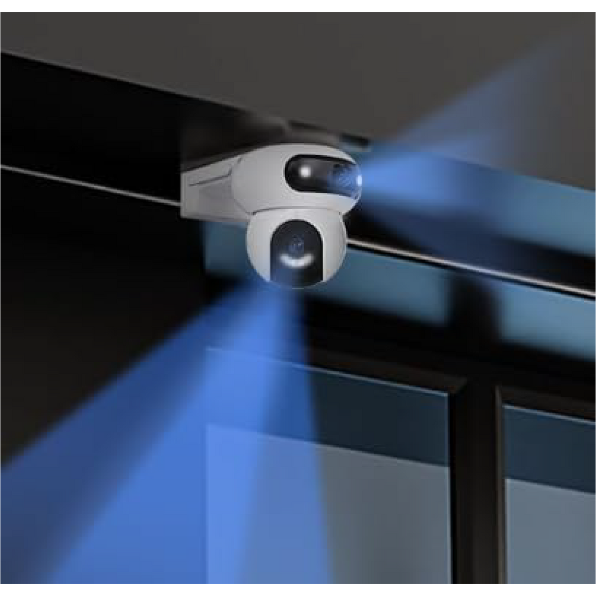 Ezviz H90 4MP - Telecamera Wi-Fi da esterno con doppio obiettivo e visione panoramica