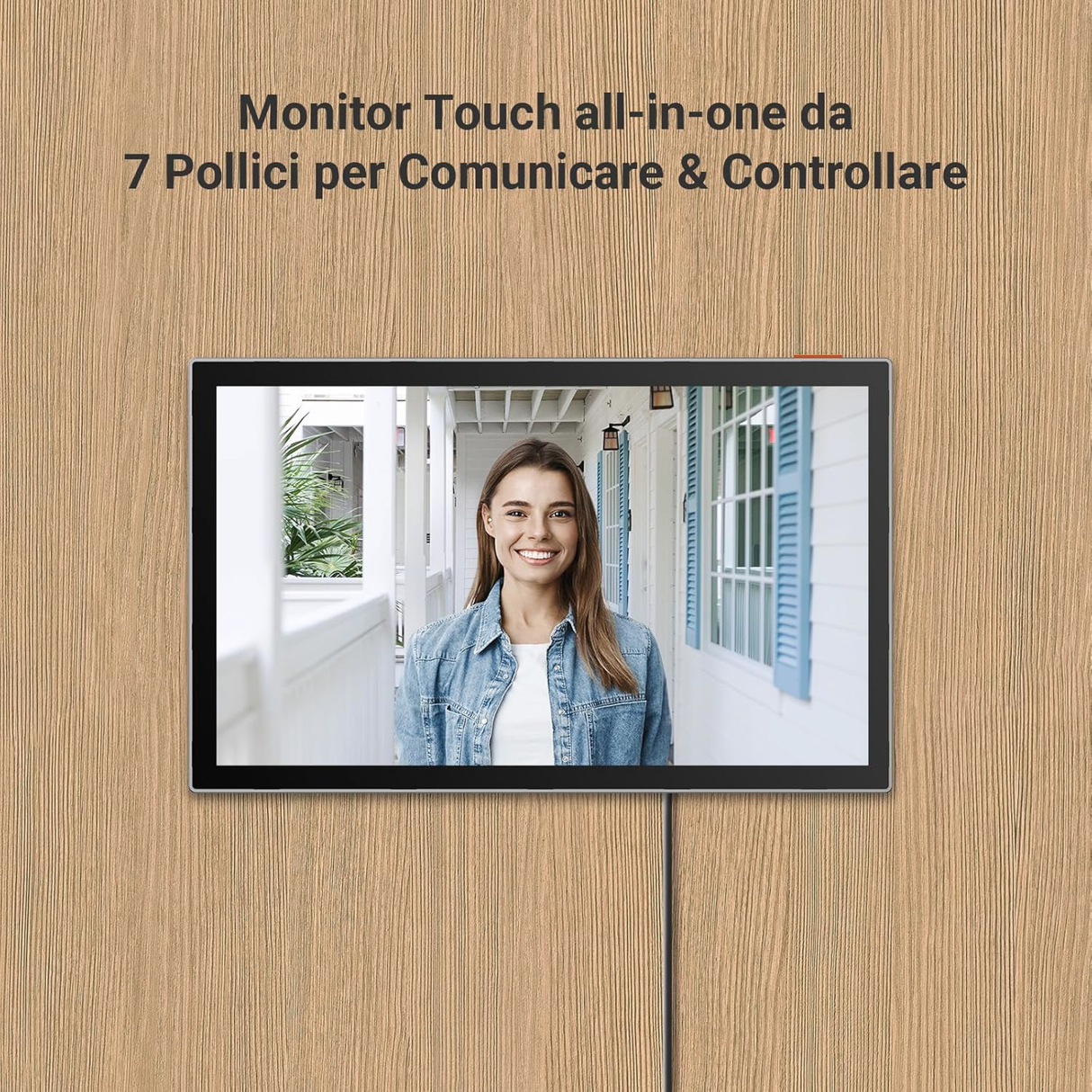 Ezviz HP7 2 ENTRY KIT - Kit Videocitofono Smart Home 2K per 2 Ingressi con Monitor Touch