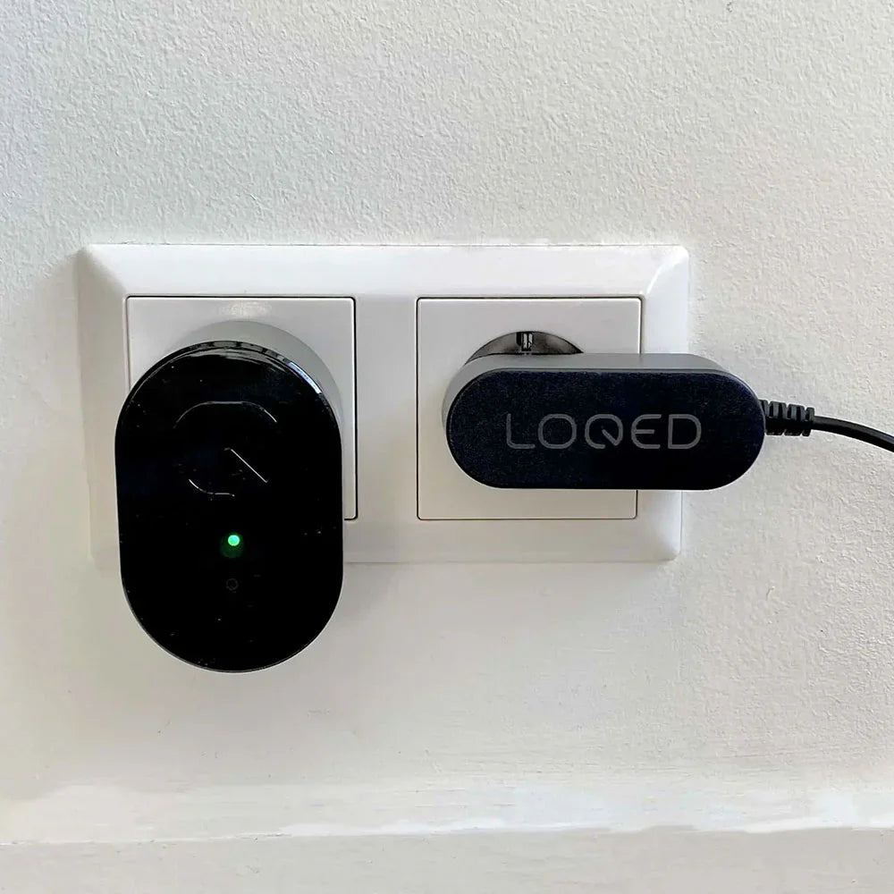 LOQED Power Kit – Alimentatore con batterie ricaricabili per LOQED Touch Smart Lock
