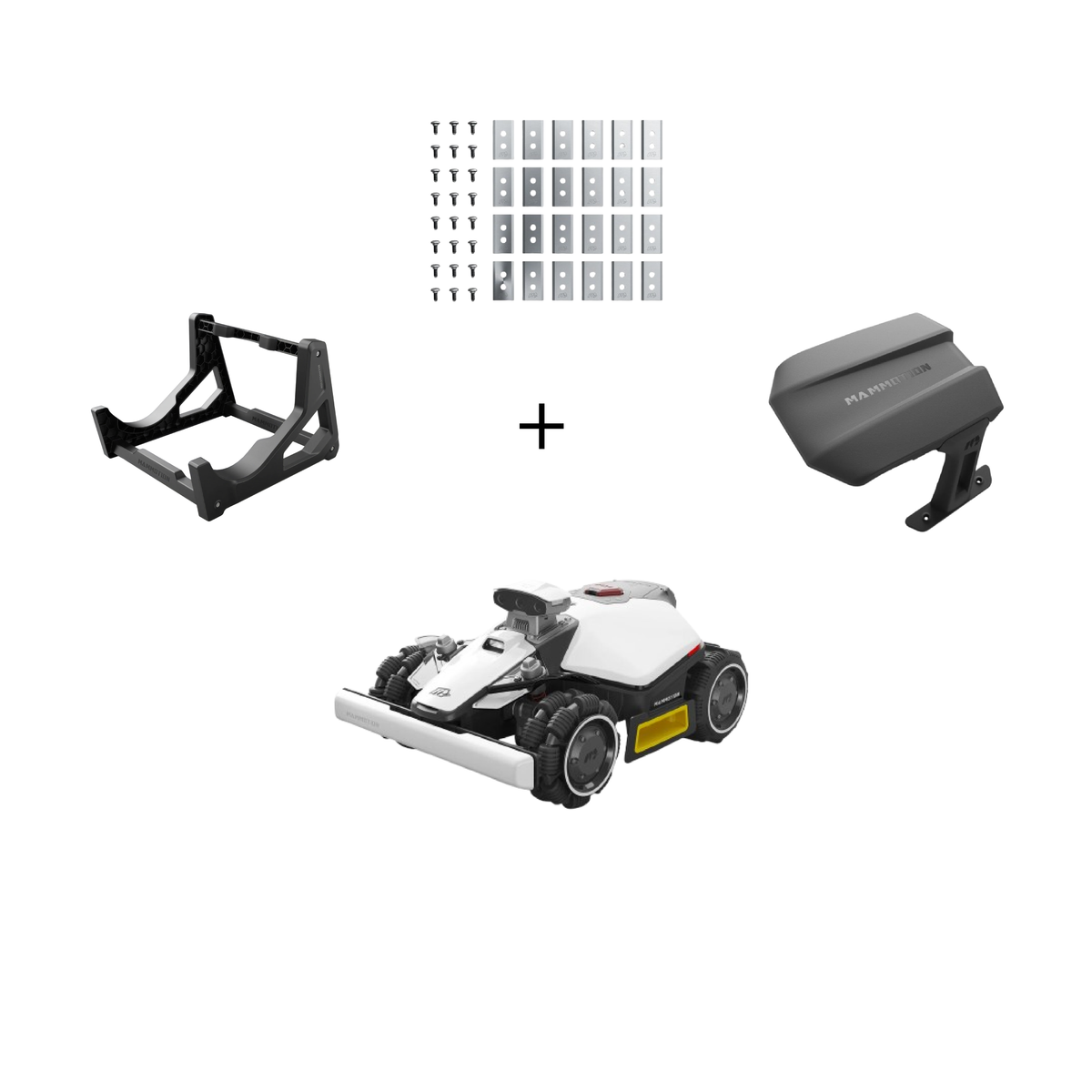 Mammotion LUBA mini 2 AWD 1500 + Garage Mini - Stand Lavaggio e Kit Lame in Omaggio