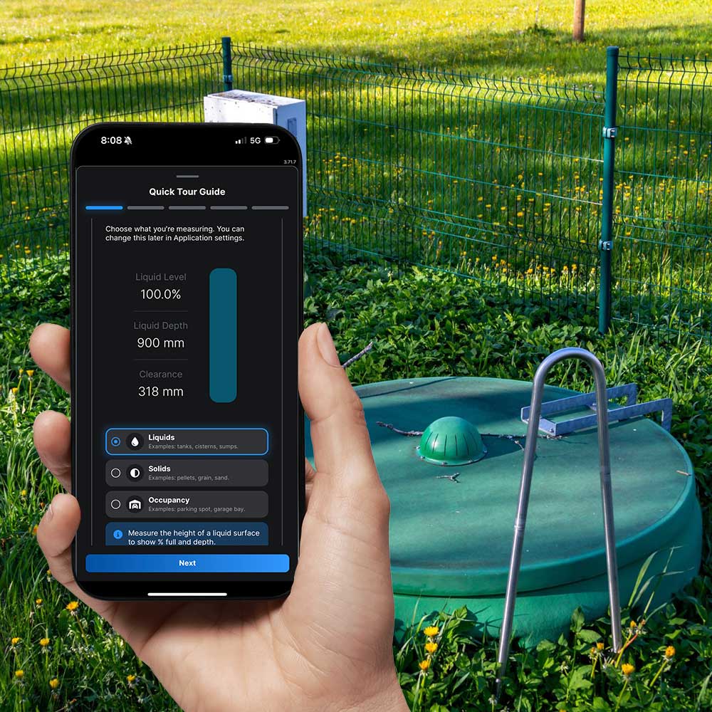 Shelly BLU Distance – Ultraschall-Bluetooth-Sensor für präzise Distanz- und Niveaumessung bis zu 5 Metern