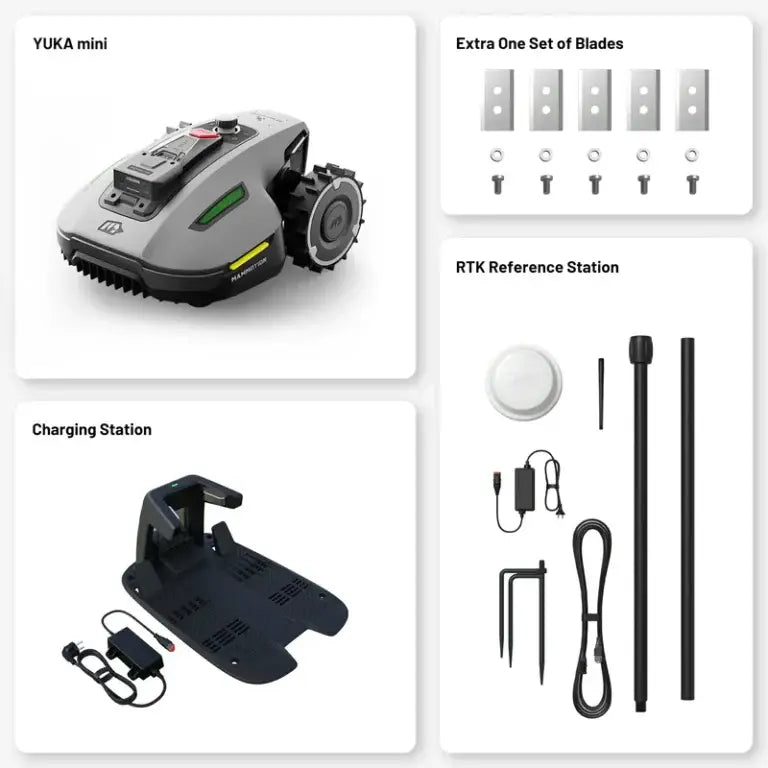 Mammotion YUKA mini 600 - Kit Lame in Omaggio Quantità