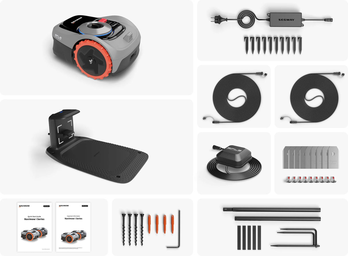 Tondeuse à gazon robotisée Navimow i105 par Segway | Surface maximale : 600 m²