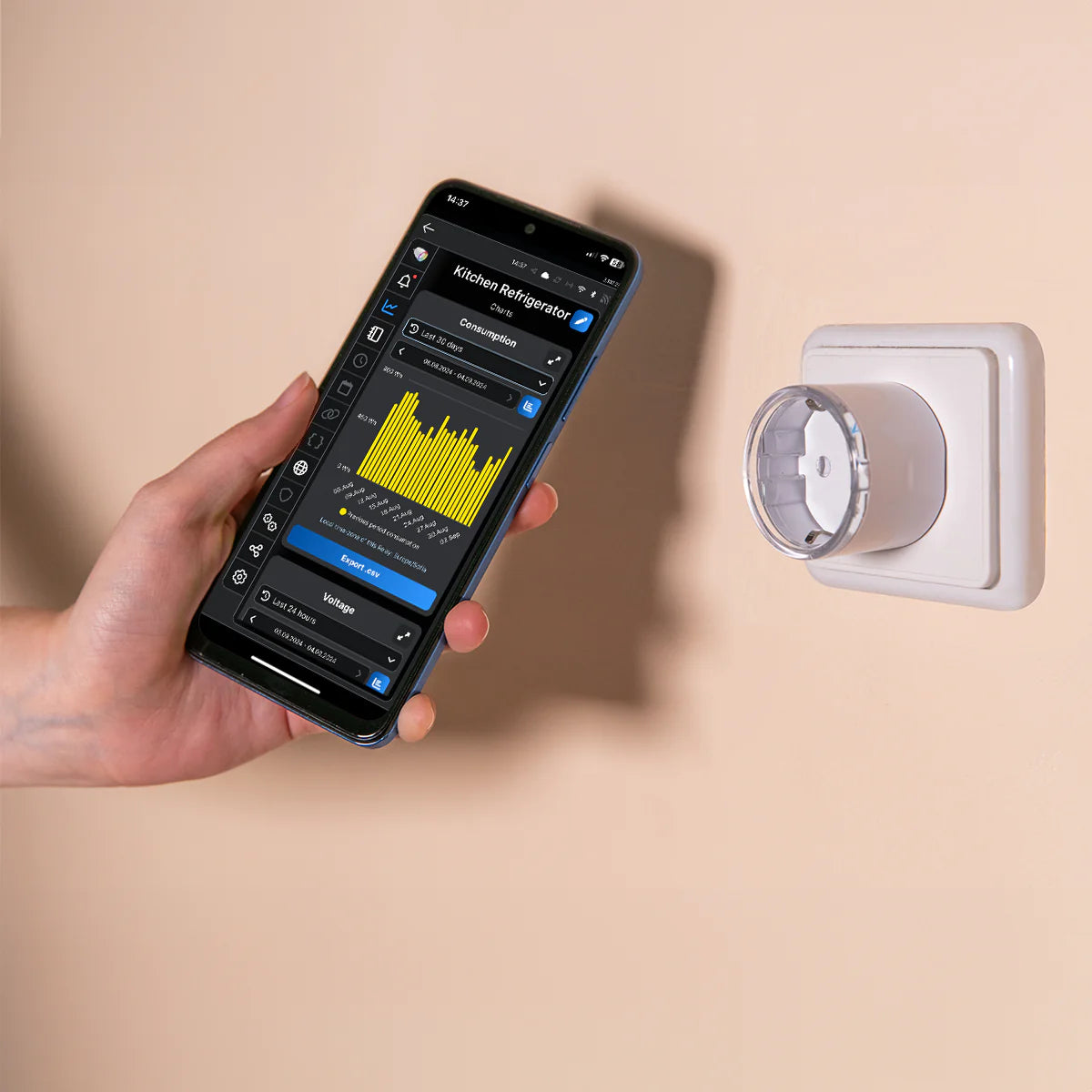 Shelly AZ Plug - Presa Intelligente Wi-Fi (Tipo F)