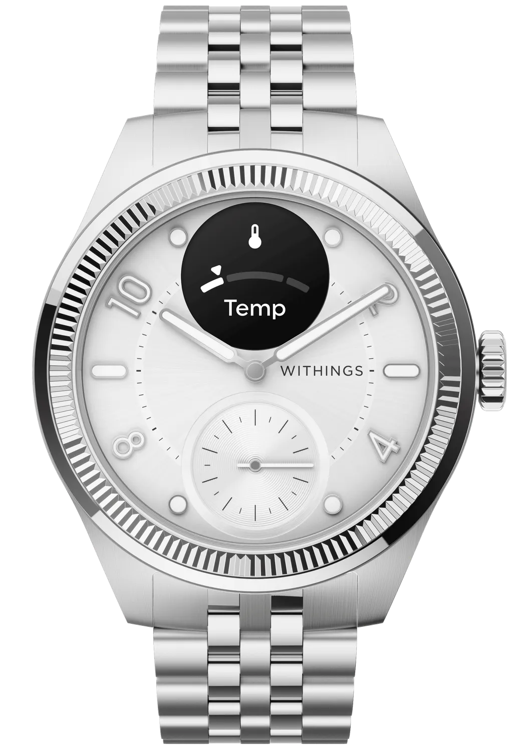 Withings ScanWatch Nova Brilliant – Smartwatch Ibrido di Lusso 39mm