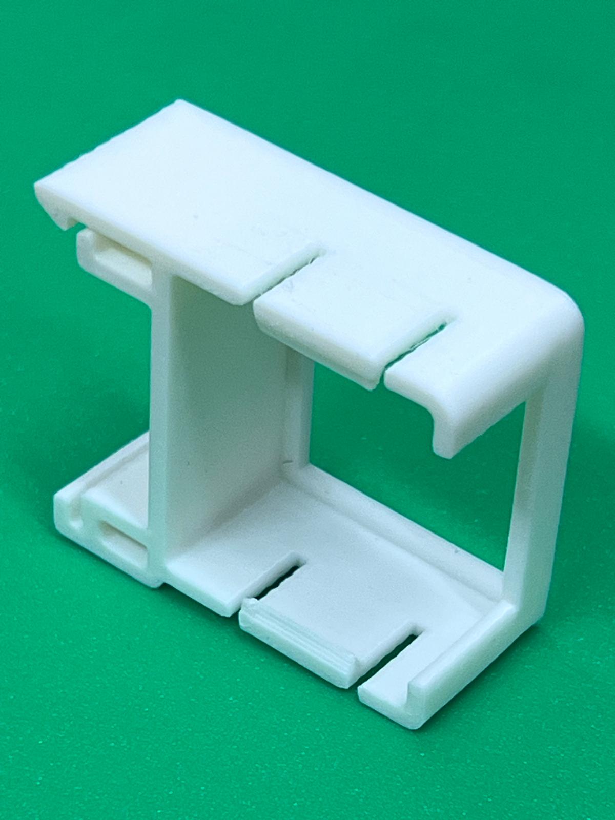 SOIXX Supporto DIN per Shelly Mini Wave Gen3, dritto