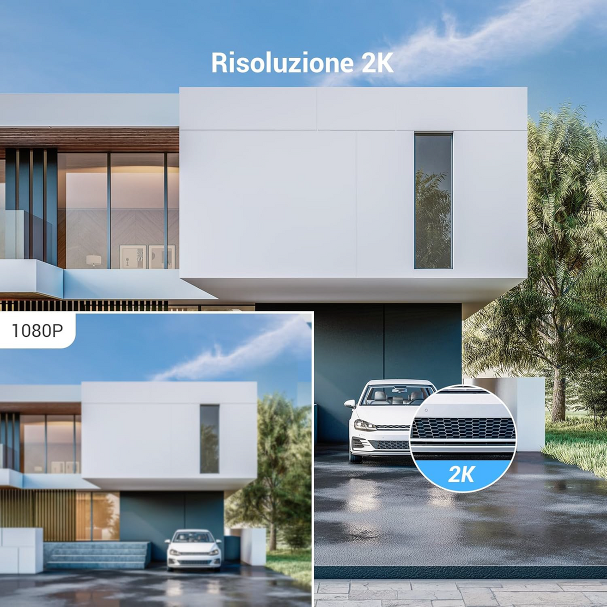 Ezviz HP7 2K - Bifamiliare - Videocitofono per smart home