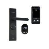 Shelly KIT Loqed Touch Smart Lock – Serratura smart senza chiavi con controllo remoto e automazione domestica - Black