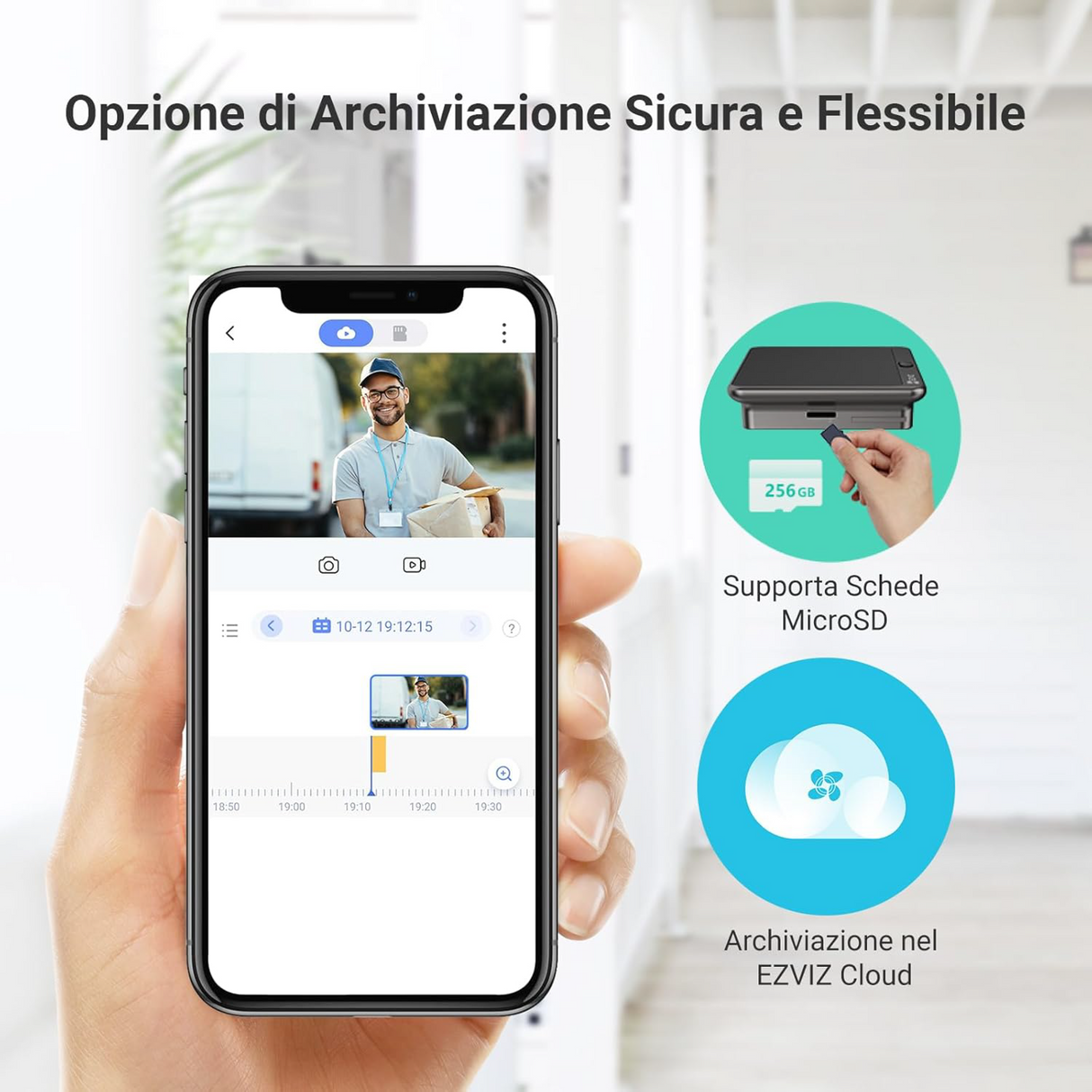 Ezviz HP4 - Video Spioncino con campanello senza fili