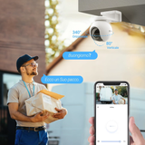 Ezviz EB8 4G + Solarpanel – Akkubetriebene motorisierte Kamera mit 4G-Konnektivität