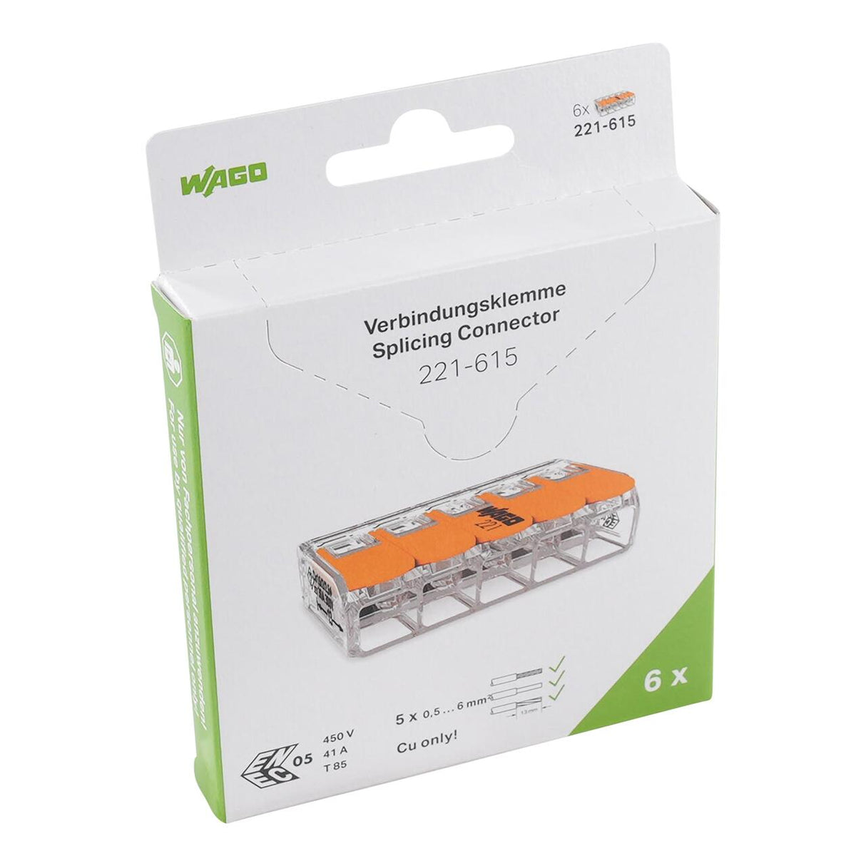 Wago 221-615/995-006 - Morsetto di giunzione con leve