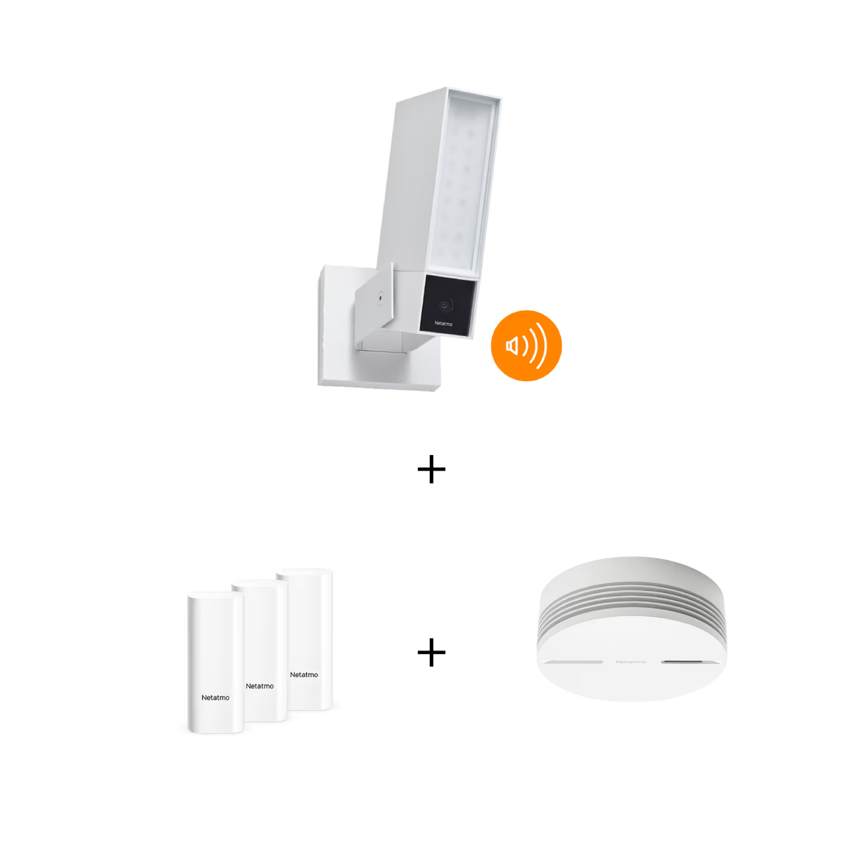Netatmo Presence Bianca con Sirena + DTG PRO & Sensore Fumo Smart in Omaggio
