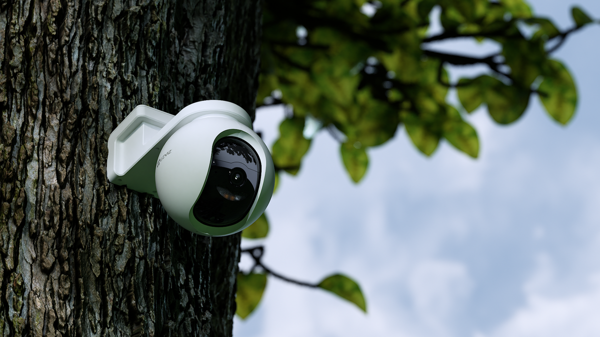 Ezviz EB8 - Telecamera da esterno 4G motorizzata a batteria con visione notturna a colori