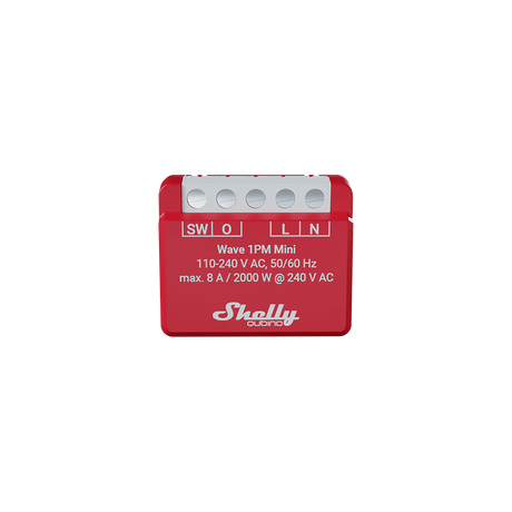 Shelly Qubino Wave 1PM Mini EU LR - interruttore Z-Wave con misuratore Long Range