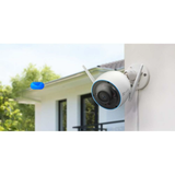 Ezviz H3 2K - Telecamera Wi-Fi da esterno 2K con rilevamento AI di persone e veicoli