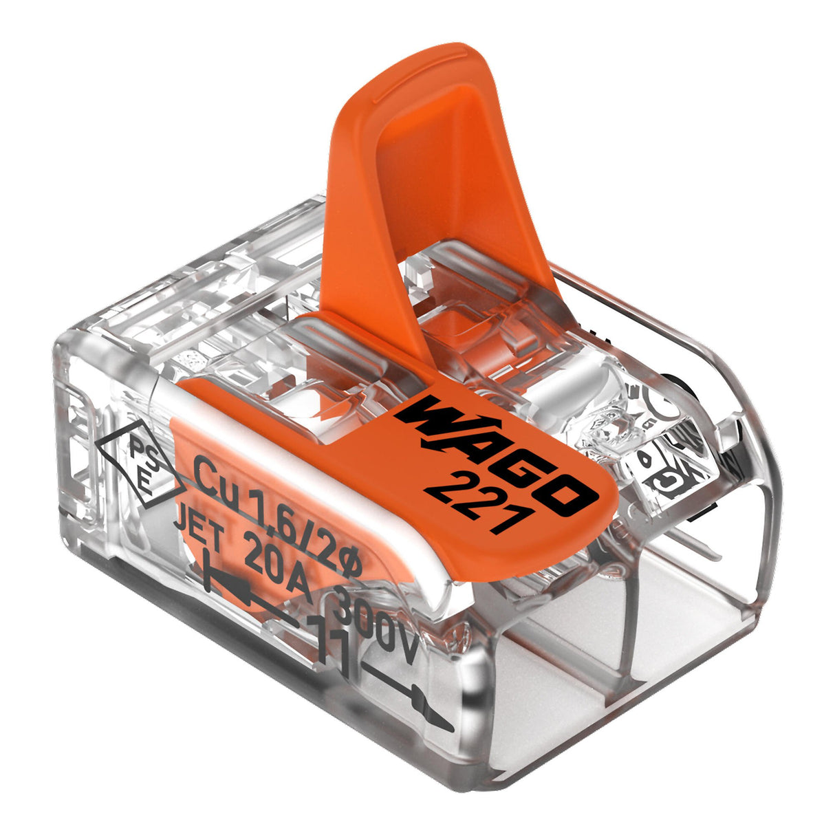 Wago 221-412 - Hebelbetätigter Klemmenblock