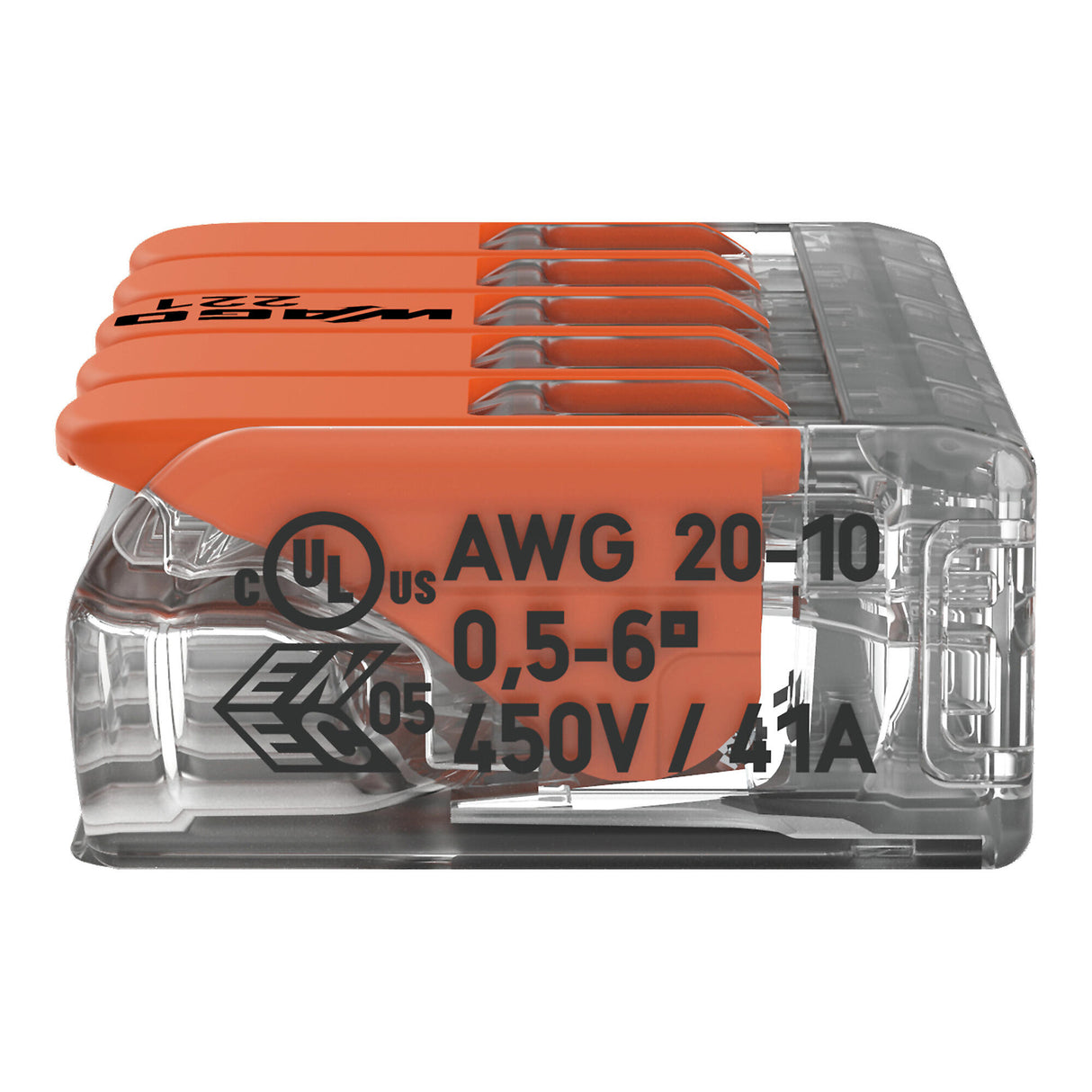 Wago 221-615 - Morsetto di giunzione con leve