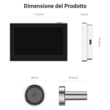 Ezviz HP2 - Spioncino Wireless con Schermo